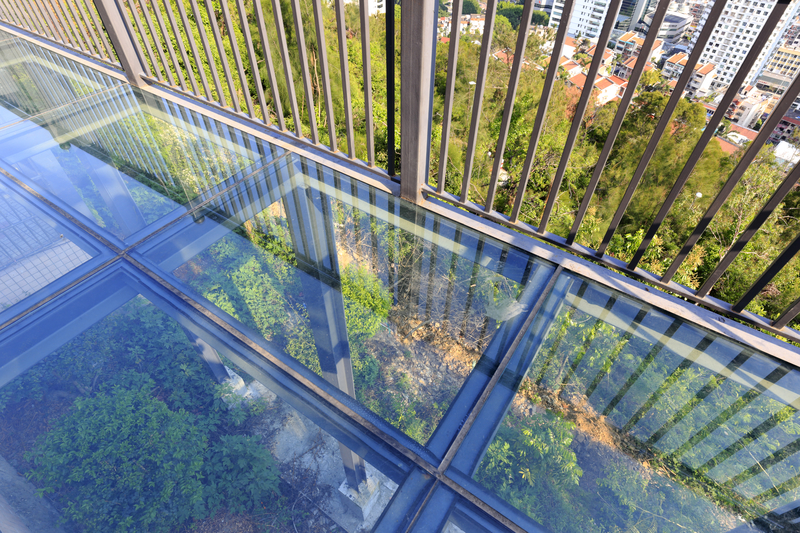 Balcony Glass Panels Scratch Removal